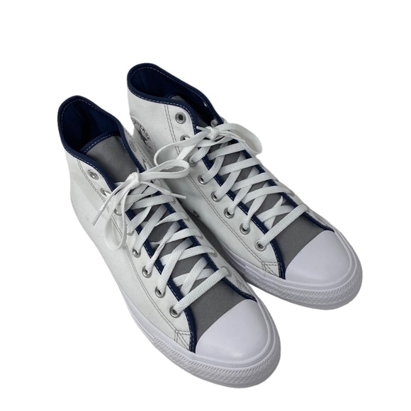 Converse Ctas High For Men Sneakers Skate Casual White Canvas Custom 152620C-WGB - Picture 4 of 12